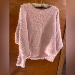 Jessica Simpson pink fuzzy sweater. Size medium. Gorgeous!!!